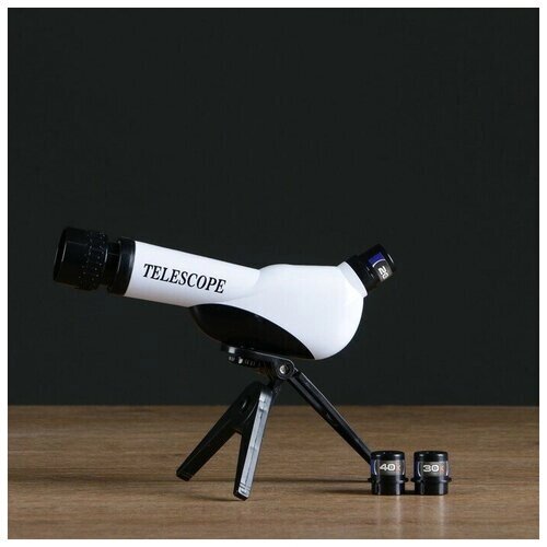 Телескоп настольный "Оптика", сменные линзы 20х/ 30х/ 40х от компании М.Видео - фото 1