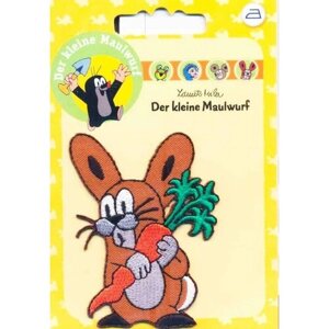 Термоаппликация Der kleine Maulwurf, Заяц с морковкой
