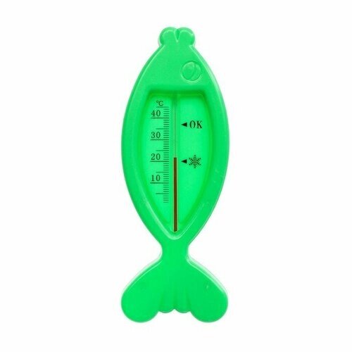 Термометр "Рыбка", детский, для воды, пластик, 15.5 см, микс (комплект из 22 шт)