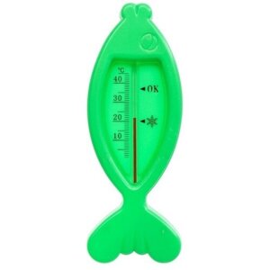 Термометр "Рыбка", детский, для воды, пластик, 15.5 см, микс
