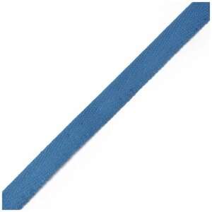 Тесьма киперная, цвет: синий, 13 мм x 50 м
