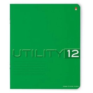 Тетради 12 листов серия "Utility" в линейку. Набор 10 шт. обложка в ассортименте