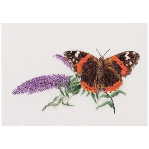 Thea Gouverneur Набор для вышивания Бабочка-Buddleia 29 x 18 cм (436A)