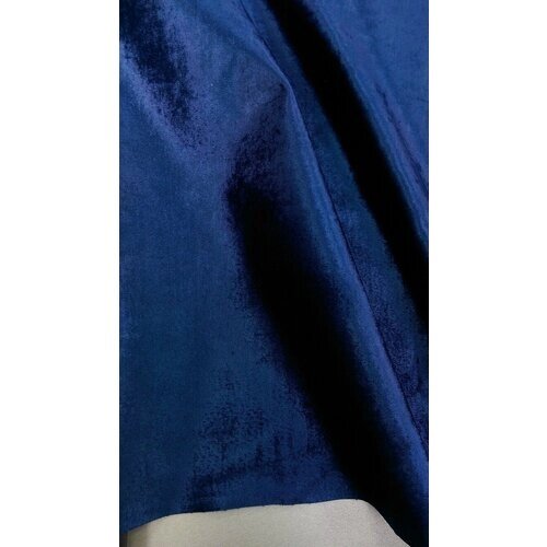 Ткань Бархат шёлковый на дублерине Италия от компании М.Видео - фото 1