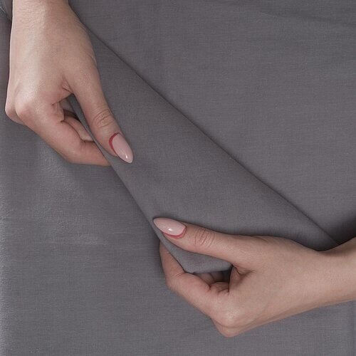 Ткань батист серый без рисунка (2714-7) от компании М.Видео - фото 1