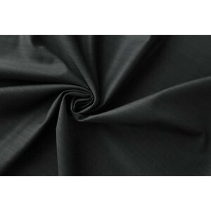 Ткань чёрная костюмная шерсть с шёлком