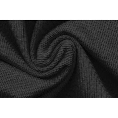 Ткань для шитья, Кашкорсе лапша, Черный, ш. 140 см, длина 1 м, Турция от компании М.Видео - фото 1