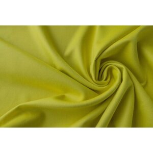 Ткань двухслойная двусторонняя желтая пальтовая шерсть с кашемиром