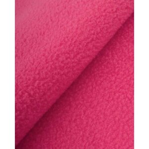 Ткань флис 130 гр. ярко-розовый, готовый отрез 1*1,5м