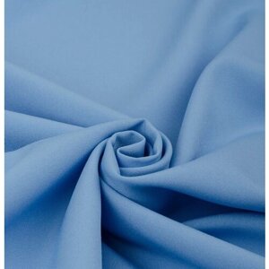 Ткань Габардин. Готовый отрез 15*1,5м. Цвет светло-голубой. Состав 100%пэ.