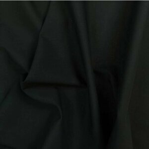 Ткань костюмная (черный) 100 шерсть италия 50 cm*158 cm