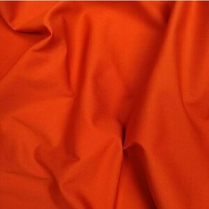 Ткань костюмная хлопок (оранжевый) 97 хлопок, 3 эластан италия 100 cm*151 cm
