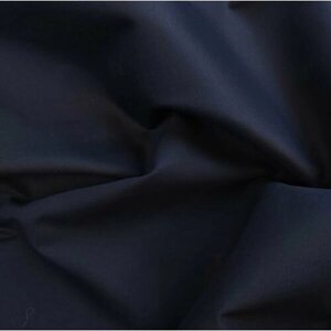 Ткань костюмная хлопок (темно-синий) 100 хлопок италия 100 см*116 см отрез