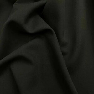 Ткань костюмная шерсть (черный) 100 шерсть италия 50 cm*154 cm
