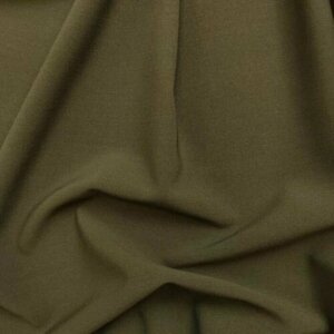 Ткань костюмная шерсть (хаки) 100 шерсть virgin италия 50 cm*158 cm