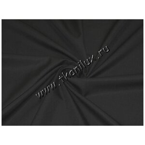 Ткань костюмная "Школьная, черная (плат. кост. ткань) Отрез длиной 1 м.