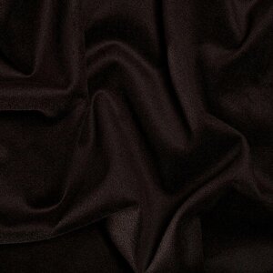 Ткань пальтовая темно-коричневая без рисунка (2819)