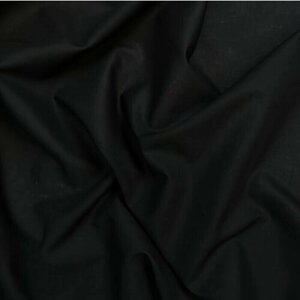 Ткань плательная батист (черный) 100 хлопок италия 50 cm*136 cm