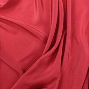 Ткань плательная шелк (красный) 100% шелк италия 50 cm*138 cm