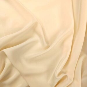 Ткань плательная шелк (молочный) 100% шелк италия 50 cm*138 cm