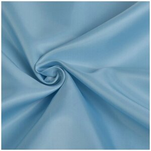 Ткань подкладочная Поливискоза нарезка 145см IdealTex PL08.14-4122 голубой 86г/м² уп. 10м