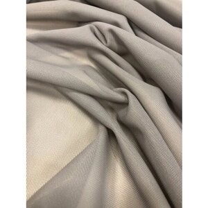 Ткань подкладочная сетка эластичная, цвет серый, цена за 1 метр погонный.