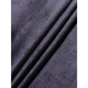 Ткань подкладочная тёмно-серая жаккард для шитья, MDC FABRICS SW007/G14 полиэстер, вискоза, для верхней одежды. Отрез 1 метр