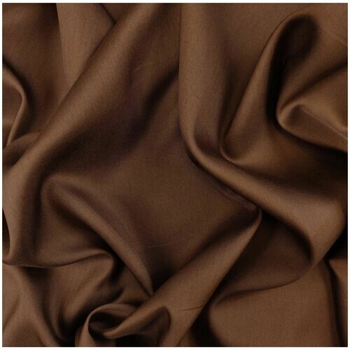 Ткань рубашечная (коричневый) 100% хлопок , 50 см * 145 см, италия от компании М.Видео - фото 1