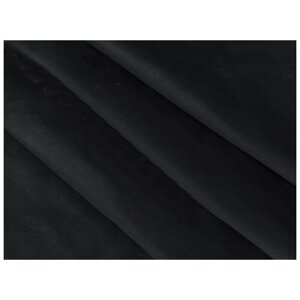 Ткань сатин гладкокрашеный (250) 125 гр/м - Р - ЧАР - Черный (9 погонных метров)