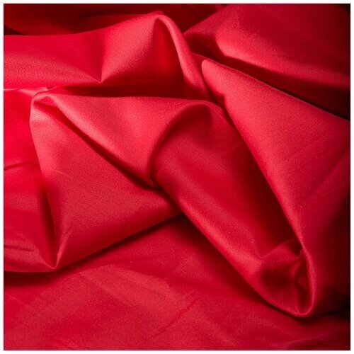 Ткань сатин постельный PAMUK красный без рисунка (2530-3) от компании М.Видео - фото 1