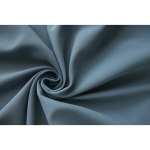 Ткань серо-голубая костюмная шерсть на клеевой