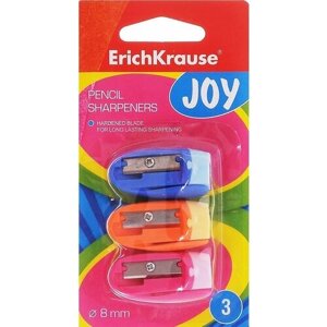 Точилки Erich Krause Joy - 3 штуки в упаковке