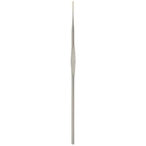 Тонкий крючок для вязания номер 0.6, 13 см