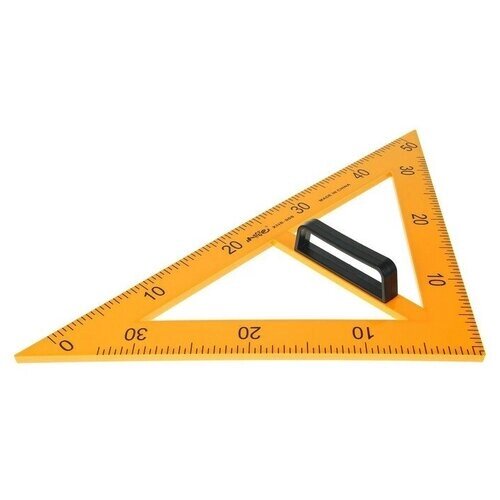 Треугольник для школьной доски, с держателем, прямоугольный, 45° от компании М.Видео - фото 1