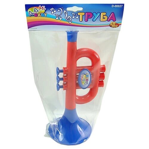 Труба, игрушечный музыкальный инструмент Abtoys D-00048(D-00027)/WL-3322 от компании М.Видео - фото 1