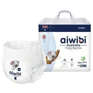 Трусики-подгузники детские AIWIBI Premium XXL 15-21 кг 36 шт