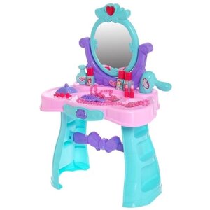Туалетный столик Xiong Cheng Маленькая принцесса, 008-937, розовый/бирюзовый