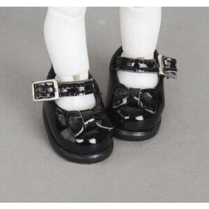 Туфли Luts Shoes ZDS-03 (С бантиком для куклы Латс Зузу Дельф чёрные)