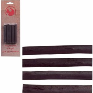 Уголь для рисования Сепия темная, набор 5 карандашей, блистер