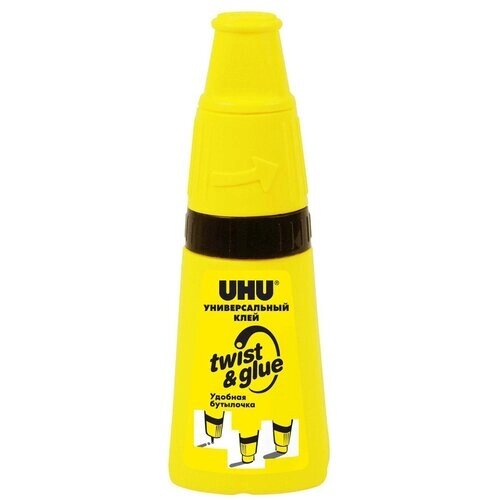 UHU Клей универсальный Twist&Glue с аппликатором 1 шт. 90 мл от компании М.Видео - фото 1