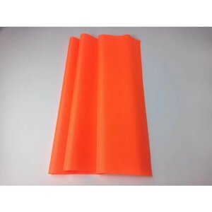 Уличная ткань Оксфорд (oxford) 210d PU 1000, 7 м, ткань водонепроницаемая ветрозащитная, цвет оранжевый