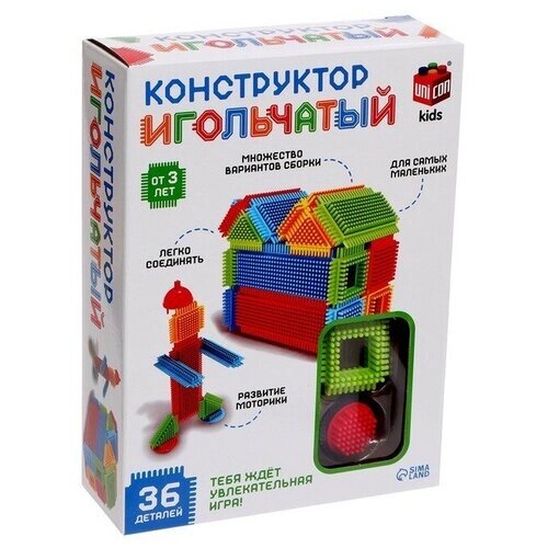 UNICON Конструктор игольчатый, 36 деталей от компании М.Видео - фото 1