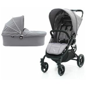 Универсальная коляска Valco Baby Snap 4 (2 в 1), cool grey, цвет шасси: черный