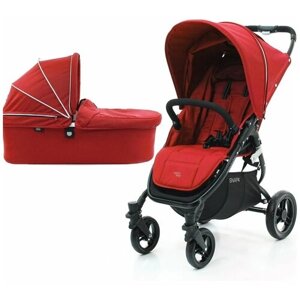 Универсальная коляска Valco Baby Snap 4 (2 в 1), fire red, цвет шасси: черный
