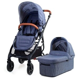 Универсальная коляска Valco Baby Snap 4 Ultra Trend (2 в 1), denim, цвет шасси: черный