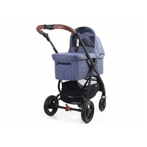 Универсальная коляска Valco Baby Snap Trend 4 (2 в 1), denim, цвет шасси: черный