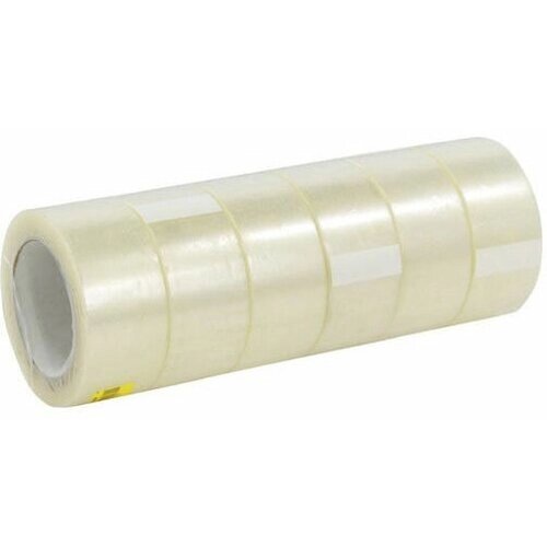 Упаковка клейкой ленты Buro упаковочная, прозрачный, 48мм, 66м, полипропилен от компании М.Видео - фото 1