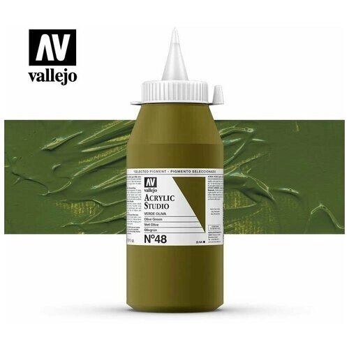 Vallejo Акрил "Studio" Зеленый оливковый 1 литр от компании М.Видео - фото 1