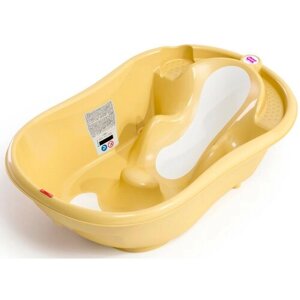 Ванночка для купания анатомическая Ok Baby Onda Evolution Желтый