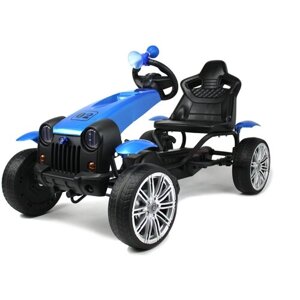 Веломобиль RiverToys C222CC, синий